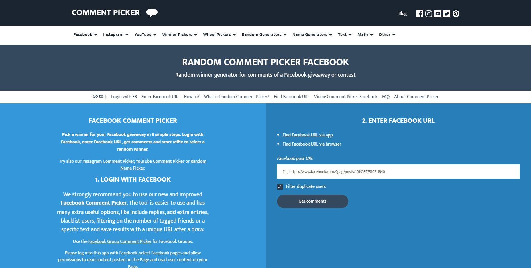 دانلود اپلیکیشن IG Comment Picker for Giveaway برای آیفون